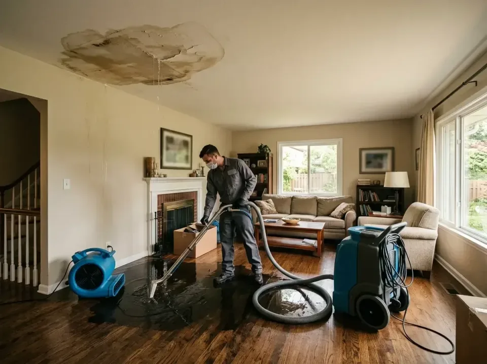 attic-pipe-burst-ceiling-drip-008 — frequently asked questions, Water Damage Restoration & Carpet Care in Orange, VA